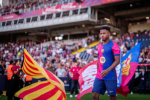 Ansu Fati será jogador do AS Monaco até 30 de junho de 2026. / @FCBarcelona_br