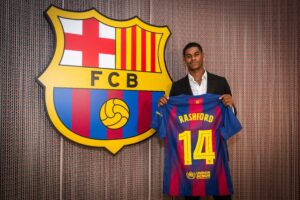 Rashford será o novo camisa 14 do Barça / @FCBarcelona_br