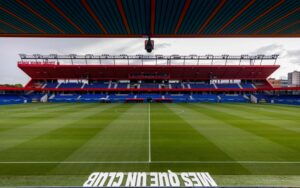 O Barça fará a sua estreia oficial na temporada no Estádio Johan Cruyff. / @FCBarcelona_br