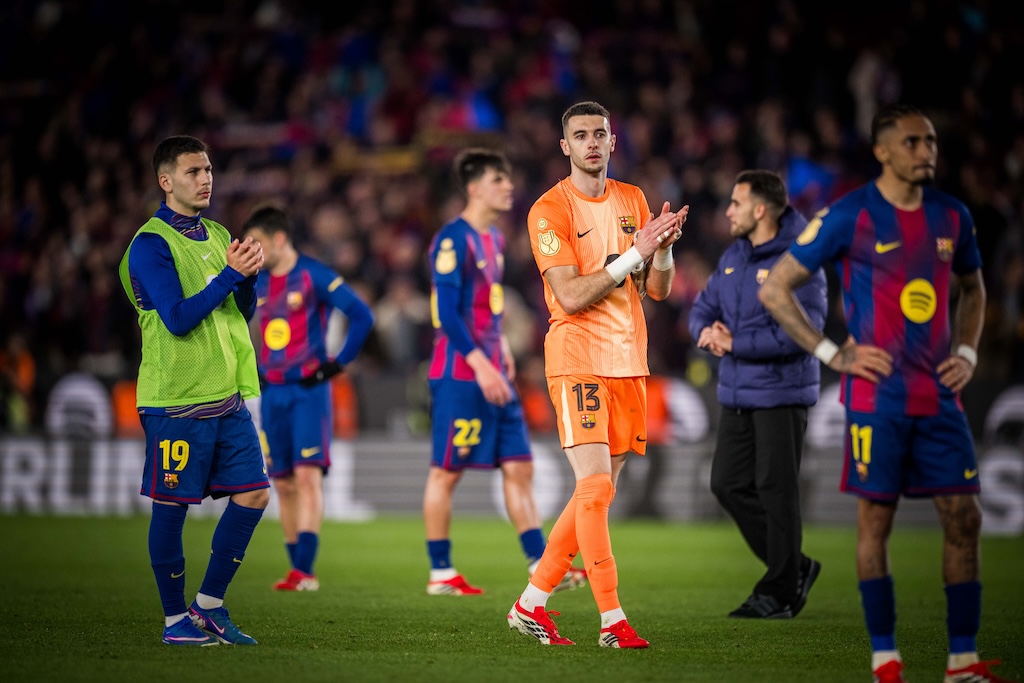 O Barça ficou a um gol de igualar a eliminatória contra o Atlético, na Copa do Rei. / @FCBarcelona_br