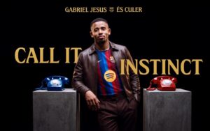 Gabriel Jesus, novo jogador do Barça / @FCBarcelona_br