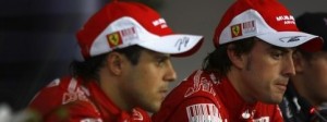 Massa e Alonso tentam explicar o ´fiasco´ da Ferrari no GP de Hockenheim.