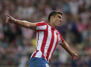 Reyes, em 2011, com a camisa do Atlético de Madrid