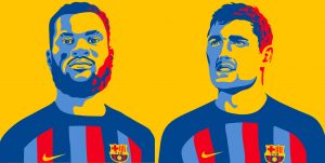 Kessie e Christensen, os dois primeiros reforços do Barça para a temporada 2022/23.