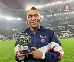 Mbappé, MVP na vitória do PSG por 2 a 1 sobre a Juventus, na Champions League. / Twitter: @ChampionsLeague