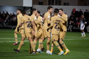 O Barça goleou o Ceuta (0-5) e garantiu a vaga nas quartas de final da Copa do Rei. / Twitter: @FCBarcelona_br