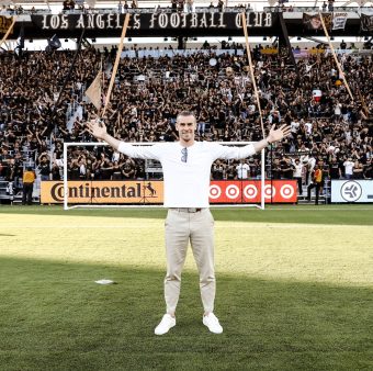 Bale, no dia da sua apresentação no Los Angeles FC / Twitter: @GarethBale11