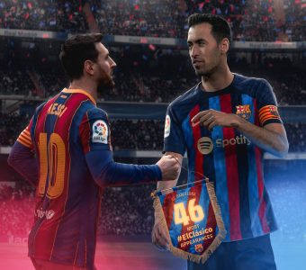 O meia Sergio Busquets se tornou o jogador que mais disputou o superclássico na história (46) / Twitter: @FCBarcelona_br