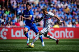O brasileiro Raphinha foi eleito o MVP do empate do Barça contra o Getafe, pela Liga Espanhola / Twitter: @FCBarcelona_br
