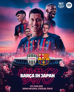 Após quatro anos, o Barça voltará a disputar um amistoso no Japão. / Twitter: @FCBarcelona_br
