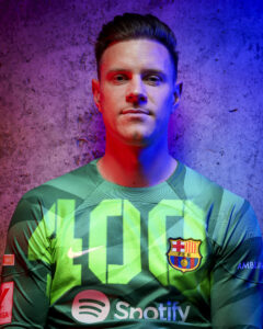 Ter Stegen atingiu a marcar de 400 jogos com a camisa do Barça. / Foto: Twitter @FCBarcelona_br