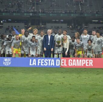 O Monaco conquistou a 59ª edição do Troféu Joan Gamper. / Foto: Twitter @AS_Monaco_BR