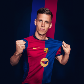 Dani Olmo: "É um sonho realizado". / Foto: Twitter: @FCBarcelona_br