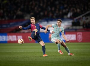 Barça e Atlético fizeram um duelo eletrizante pela ida da semifinal da Copa do Rei. / Foto: Ricardo Nogueira