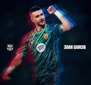 Joan Garcia, novo goleiro do Barça. / @FCBarcelona_br