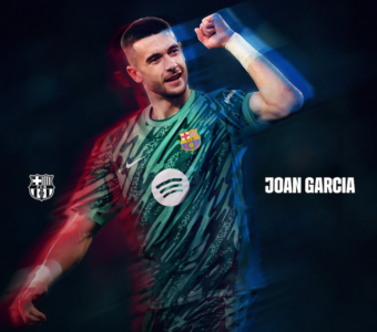 Joan Garcia, novo goleiro do Barça. / @FCBarcelona_br