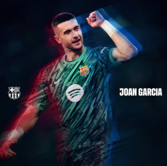 Joan Garcia, novo goleiro do Barça. / @FCBarcelona_br