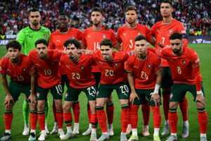 O time titular de Portugal na grande final da Liga das Nações, na qual venceu a Espanha nos pênaltis. / Twitter @selecaoportugal