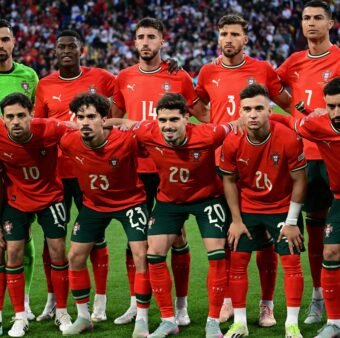 O time titular de Portugal na grande final da Liga das Nações, na qual venceu a Espanha nos pênaltis. / Twitter @selecaoportugal