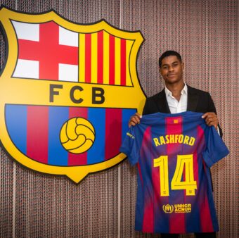 Rashford será o novo camisa 14 do Barça / @FCBarcelona_br