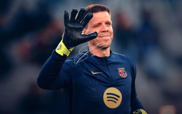 Szczęsny renovou com o Barça por mais duas temporadas. / @FCBarcelona_br