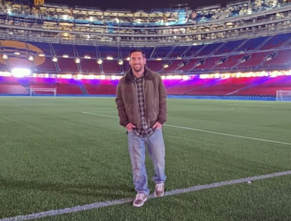 Leo Messi no Spotify Camp Nou. / IG: @LeoMessi