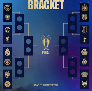 A UEFA definiu as oitavas de final da Champions League e o caminho das equipes até a final de Budapeste. / @FCBarcelona_br