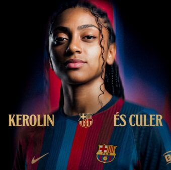 Kerolin Nicoli, a nova estrela brasileira do Barça. / @FCBarcelona_br
