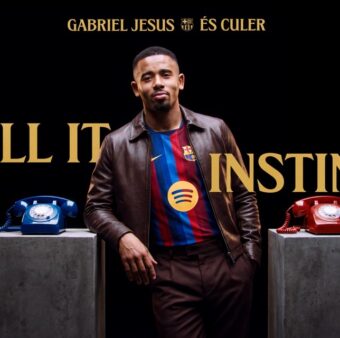 Gabriel Jesus, novo jogador do Barça / @FCBarcelona_br
