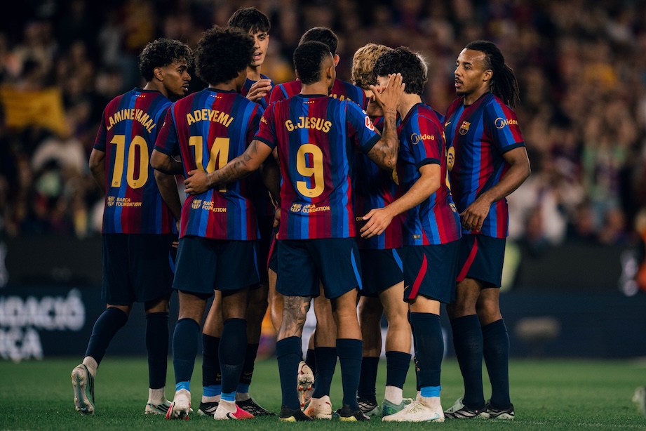O Barça goleou o Getafe por 3 a 0 no Spotify Camp Nou e segue líder da LaLiga com 100% de aproveitamento. / @FCBarcelona_br